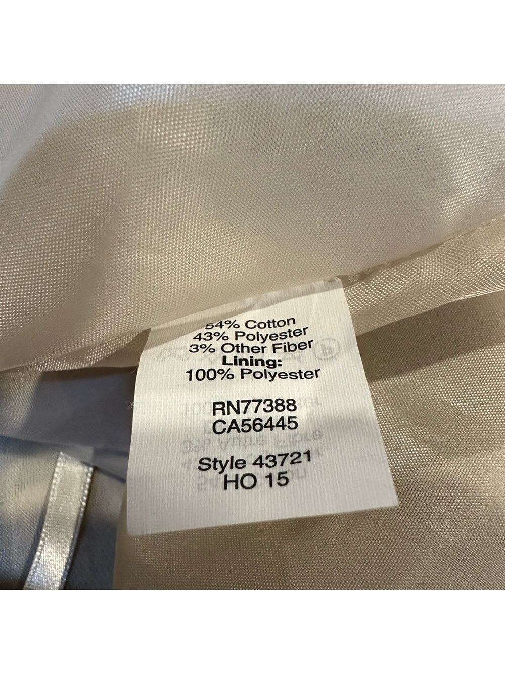 J. Crew Fit & Flair Striped Metallic Sleeveless V Neck Dress with Pockets Sz 4 - Picture 8 of 8
